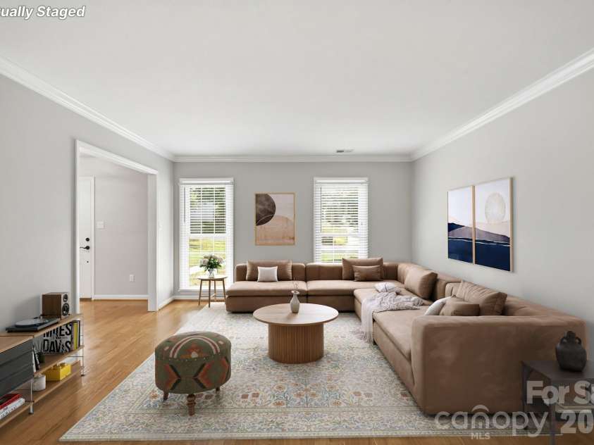 2106 Caleo Circle, Charlotte, NC 28270.  MLS# CAR4397014, YatesRealty ID 34488. Virtually staged
