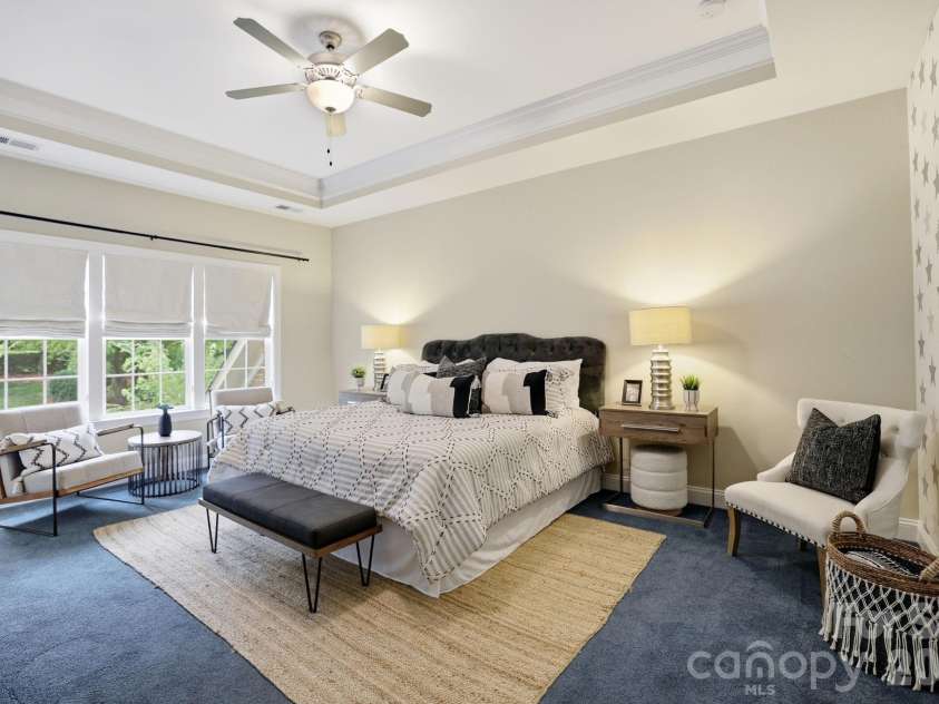5109 Pansley Drive, Charlotte, NC 28226.  MLS# CAR4382768, YatesRealty ID 34500. Primary bedroom