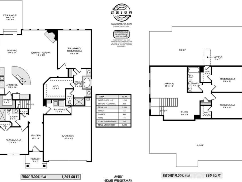 128 Creekside Crossing Lane, Mooresville, NC 28117.  MLS# CAR4430717, YatesRealty ID 34504. 