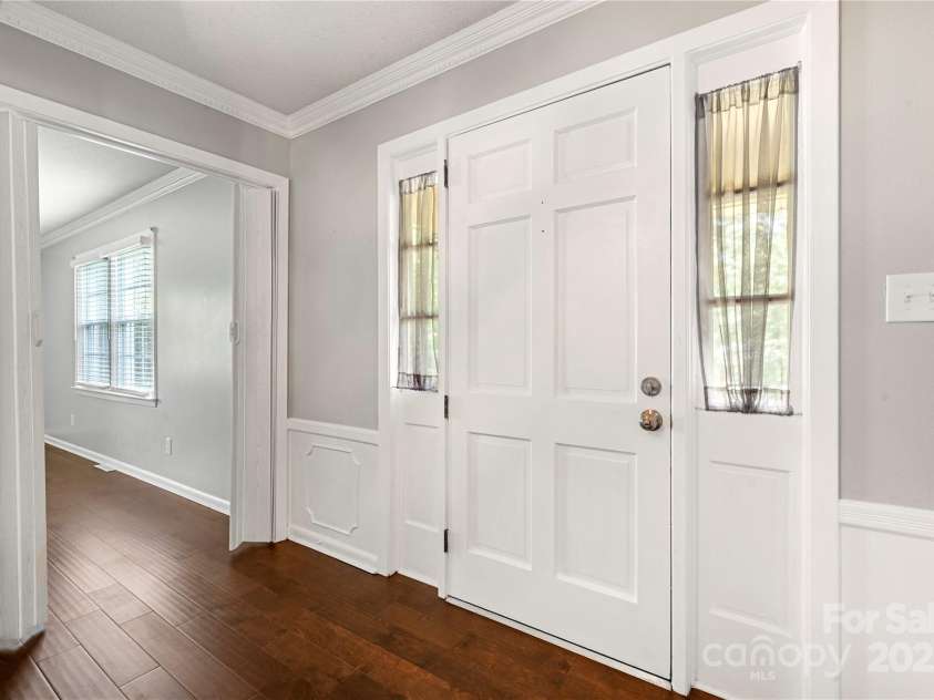 205 Gaston Avenue, Bessemer City, NC 28016.  MLS# CAR4296266, YatesRealty ID 34504. Beautiful foyer with new hardwood flooring