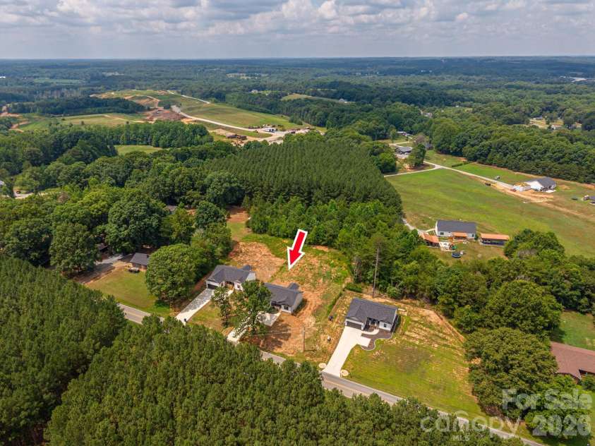 2474 Shoal Road, Crouse, NC 28033.  MLS# CAR4398463, YatesRealty ID 34507. Aerial View of Location
