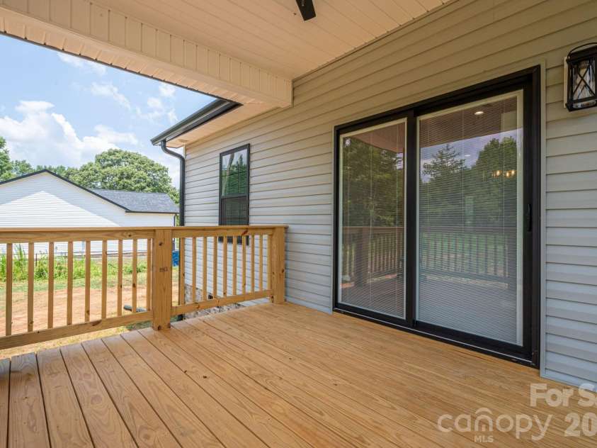 2474 Shoal Road, Crouse, NC 28033.  MLS# CAR4398463, YatesRealty ID 34507. Rear Deck