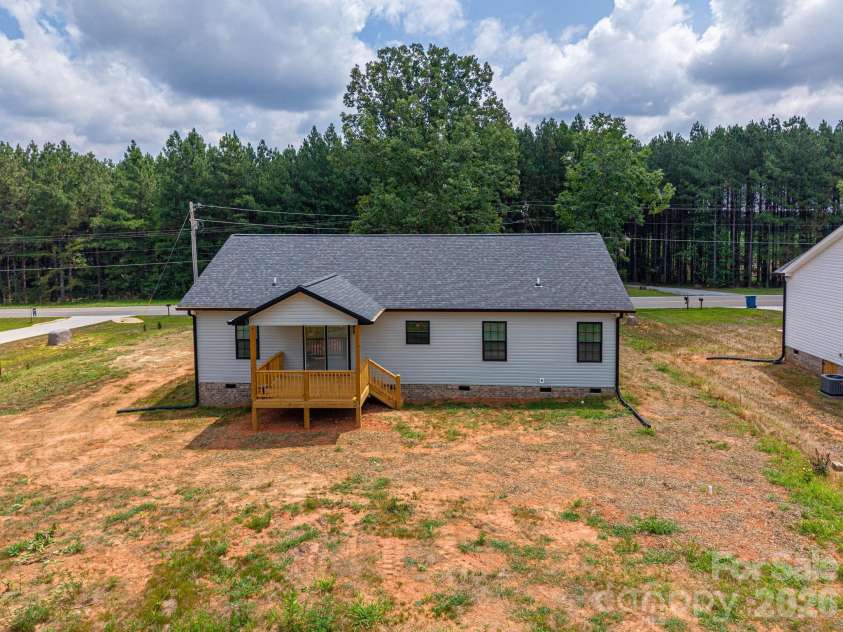 2474 Shoal Road, Crouse, NC 28033.  MLS# CAR4398463, YatesRealty ID 34507. Rear View