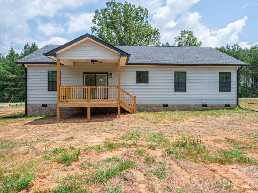 2474 Shoal Road, Crouse, NC 28033.  MLS# CAR4398463, YatesRealty ID 34507. Rear View