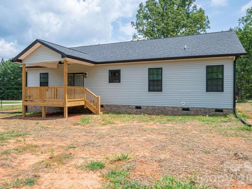 2474 Shoal Road, Crouse, NC 28033.  MLS# CAR4398463, YatesRealty ID 34507. Rear View