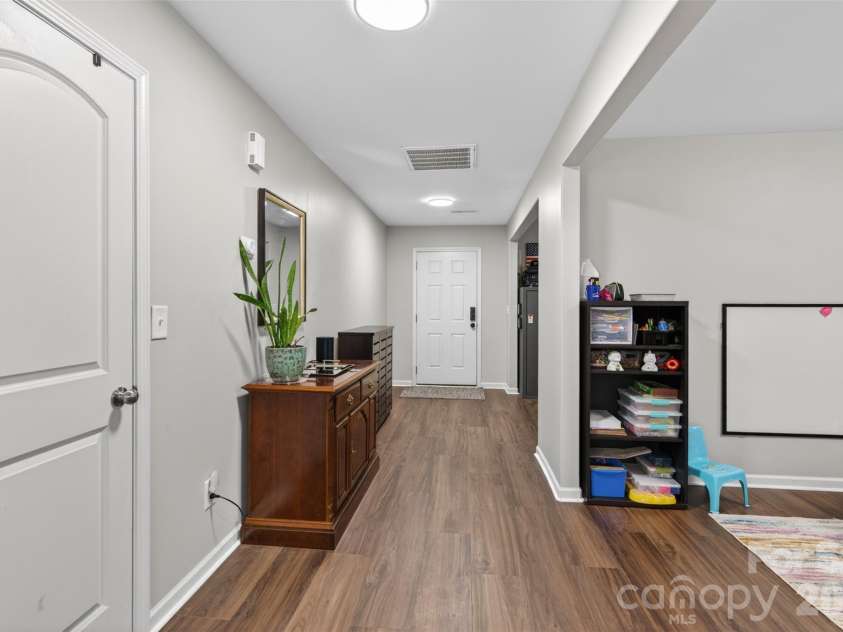 1200 Catawba Run, Lowell, NC 28098.  MLS# CAR4392613, YatesRealty ID 34515. Hall to front entry