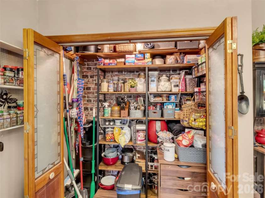 346 Wendy Way, Clyde, NC 28721.  MLS# CAR4289495, YatesRealty ID 3452. Spacious Pantry