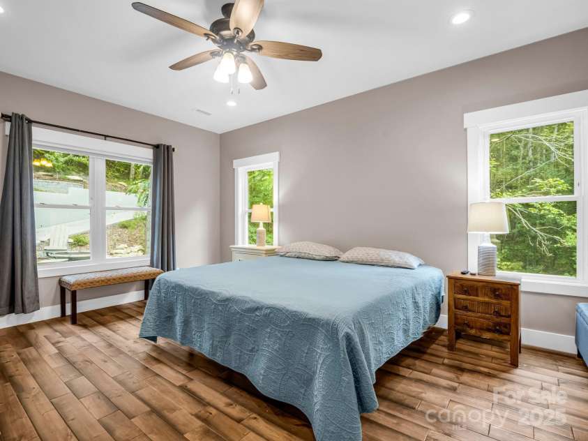 38 Scenic View Drive, Hendersonville, NC 28792.  MLS# CAR4288611, YatesRealty ID 34530. Primary Suite Previously Staged/ Flooring replaced