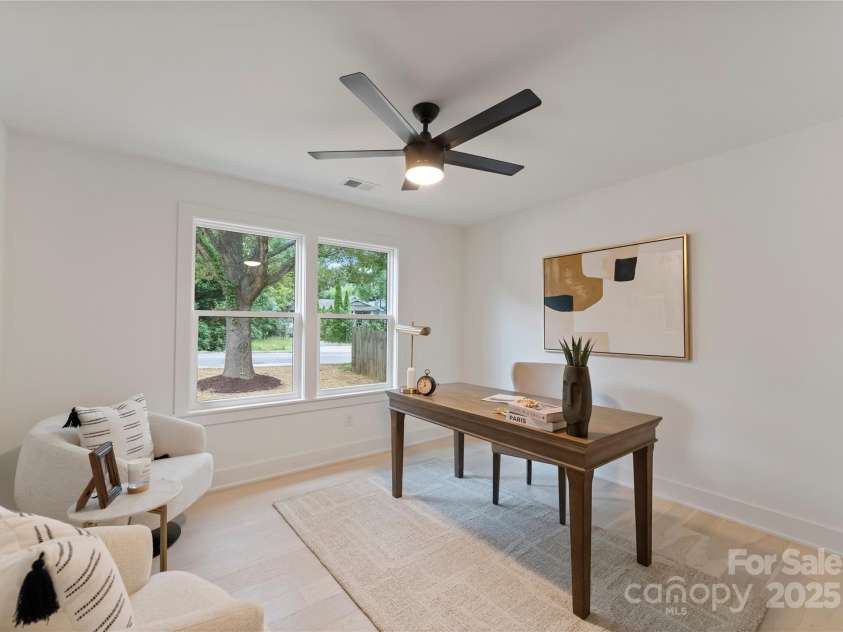 2808 Hilliard Drive, Charlotte, NC 28205.  MLS# CAR4294763, YatesRealty ID 34544. Secondary bedroom