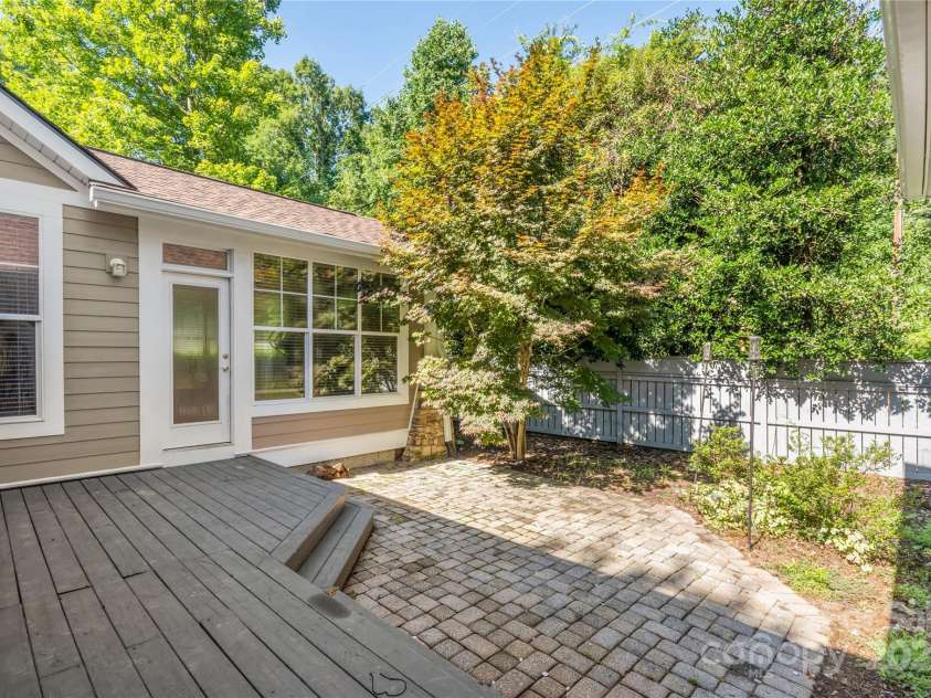 11 Town Circle, Flat Rock, NC 28731.  MLS# CAR4285794, YatesRealty ID 34545. Back Deck view 2