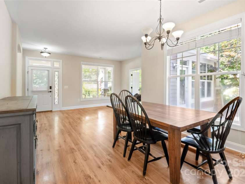 11 Town Circle, Flat Rock, NC 28731.  MLS# CAR4285794, YatesRealty ID 34545. Dining Room from kitchen