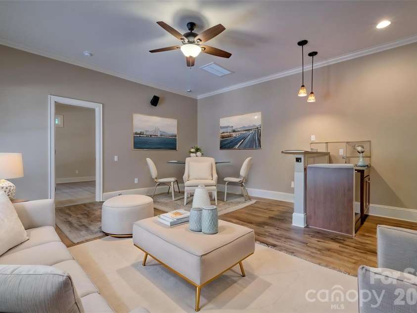 60 Marina Road, Lake Wylie, SC 29710.  MLS# CAR4394642, YatesRealty ID 34572. Virtually staged downstairs