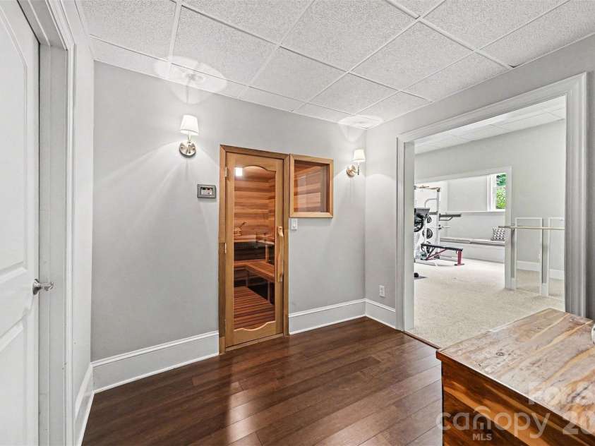 2216 Highland Forest Drive, Marvin, NC 28173.  MLS# CAR4390991, YatesRealty ID 34575. Cedar built-in sauna