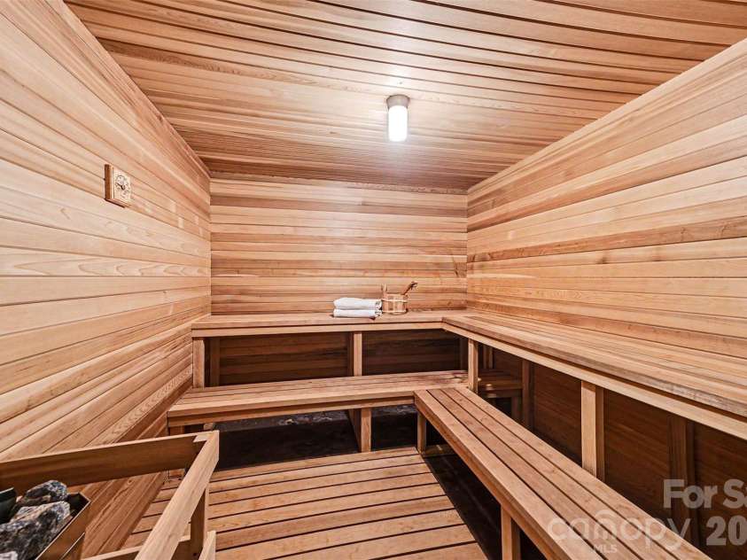 2216 Highland Forest Drive, Marvin, NC 28173.  MLS# CAR4390991, YatesRealty ID 34575. Cedar built-in sauna