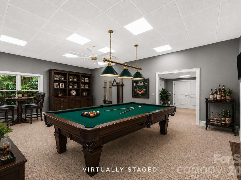 2216 Highland Forest Drive, Marvin, NC 28173.  MLS# CAR4390991, YatesRealty ID 34575. Virtually staged basement room