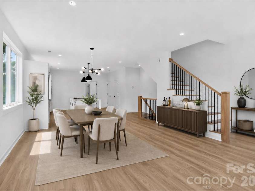 2716 Baltimore Avenue, Charlotte, NC 28203.  MLS# CAR4385672, YatesRealty ID 34576. Dining area 2nd floor Virtually staged