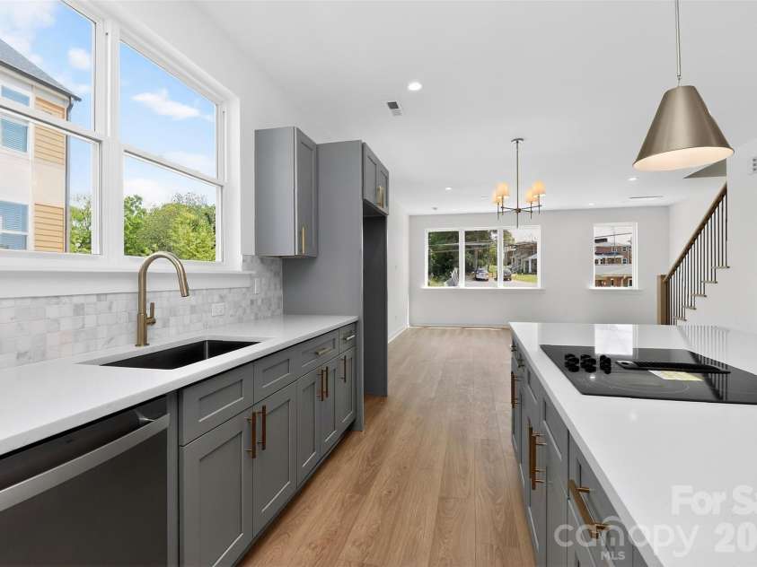 2714 Baltimore Avenue, Charlotte, NC 28203.  MLS# CAR4360205, YatesRealty ID 34577. 2nd floor kitchen