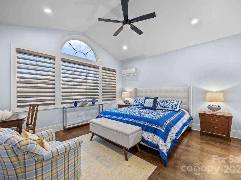 45 Penley Park Drive, Weaverville, NC 28787.  MLS# CAR4289463, YatesRealty ID 34577. Primary bedroom