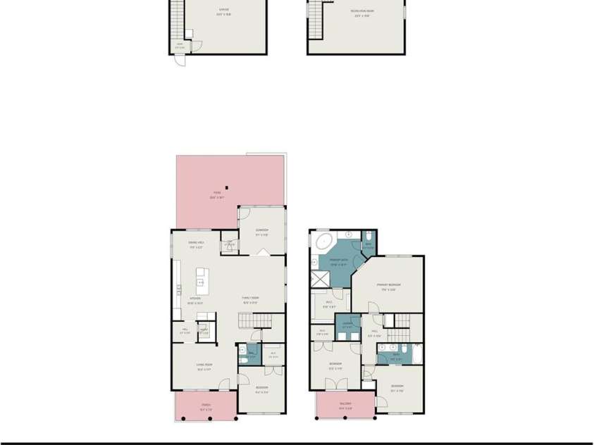 11617 Miller Road, Pineville, NC 28134.  MLS# CAR4386927, YatesRealty ID 34587. FLOOR PLAN/MEASUREMENTS
