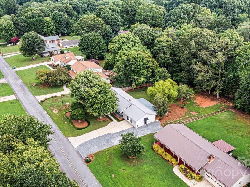 1328 32nd Street Court, Conover, NC 28613.  MLS# CAR4288822, YatesRealty ID 34587. Aerial Side View