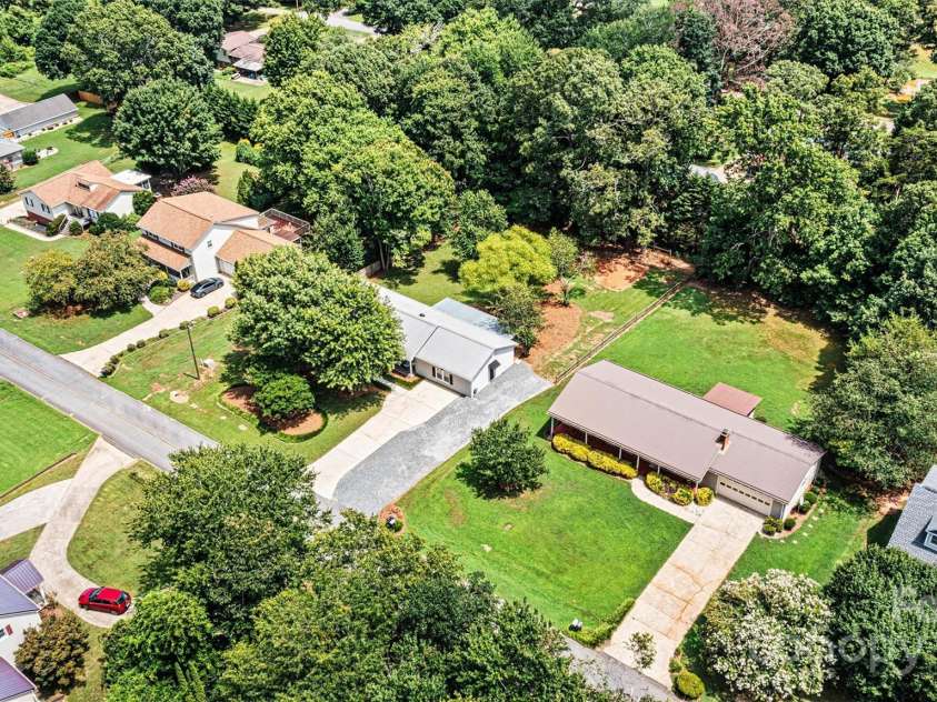 1328 32nd Street Court, Conover, NC 28613.  MLS# CAR4288822, YatesRealty ID 34587. Aerial Street View