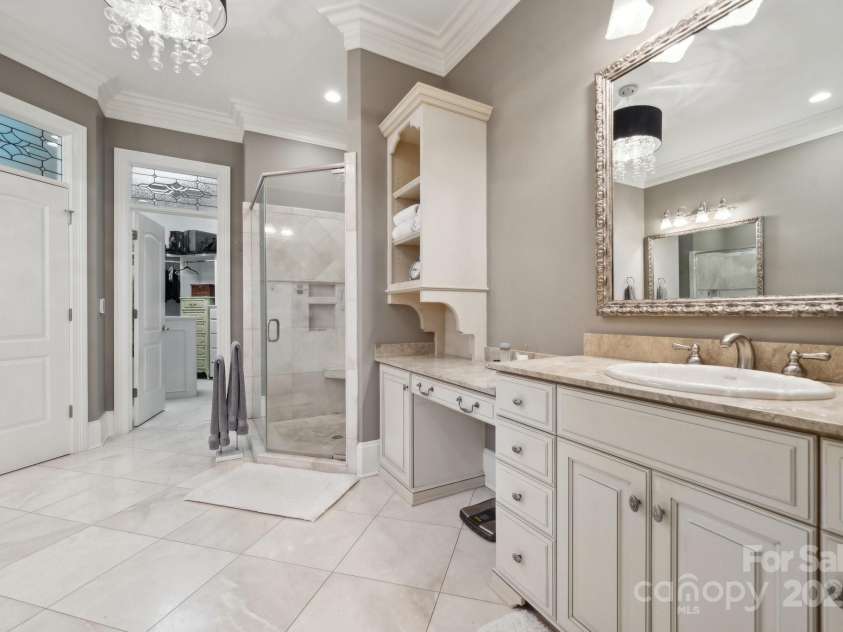 145 Milford Circle, Mooresville, NC 28117.  MLS# CAR4224444, YatesRealty ID 3459. Primary bath