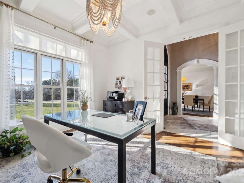 145 Milford Circle, Mooresville, NC 28117.  MLS# CAR4224444, YatesRealty ID 3459. Sunny office on main level