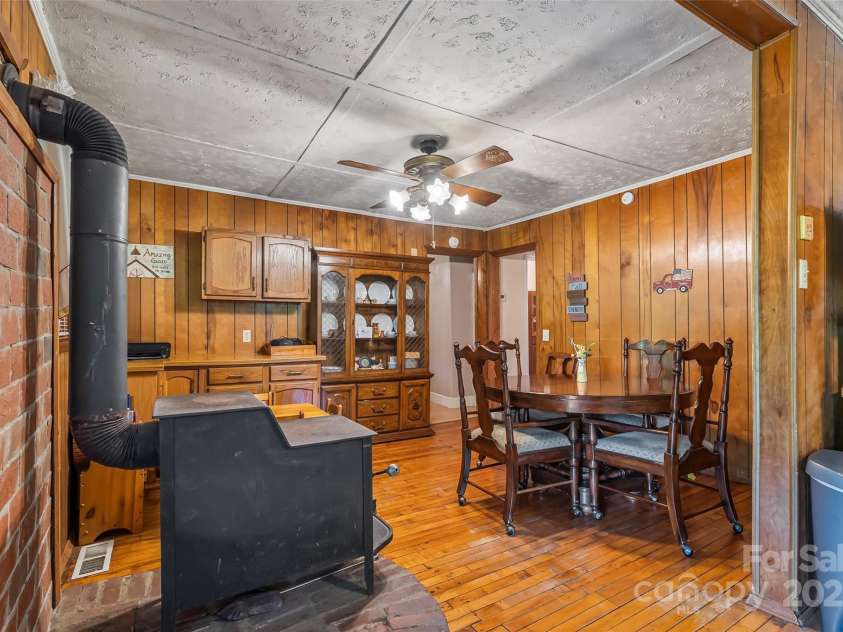 339 Highland Drive, Marion, NC 28752.  MLS# CAR4278072, YatesRealty ID 34591. Wood stove does not convey