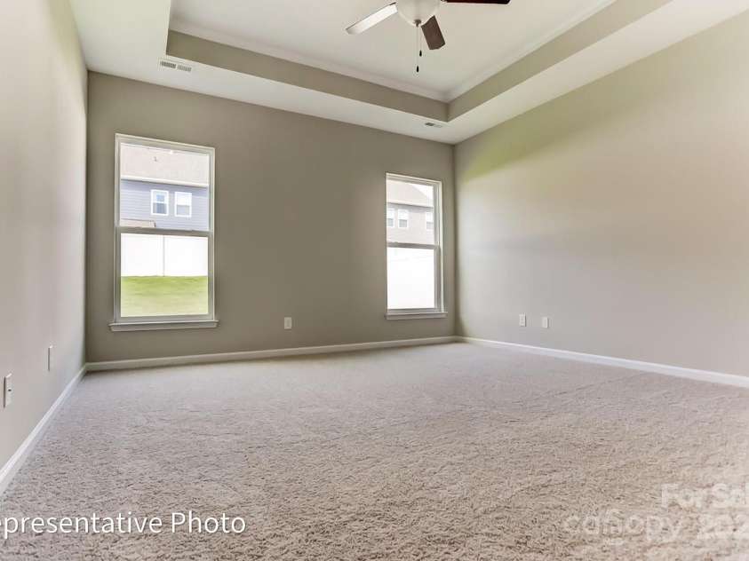 2042 Mantle Ridge Drive, Wesley Chapel, NC 28079.  MLS# CAR4296402, YatesRealty ID 34595. Primary Bedroom, option for tray ceilings