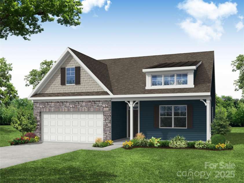 2042 Mantle Ridge Drive, Wesley Chapel, NC 28079.  MLS# CAR4296402, YatesRealty ID 34595. This is elevation A, option to choose