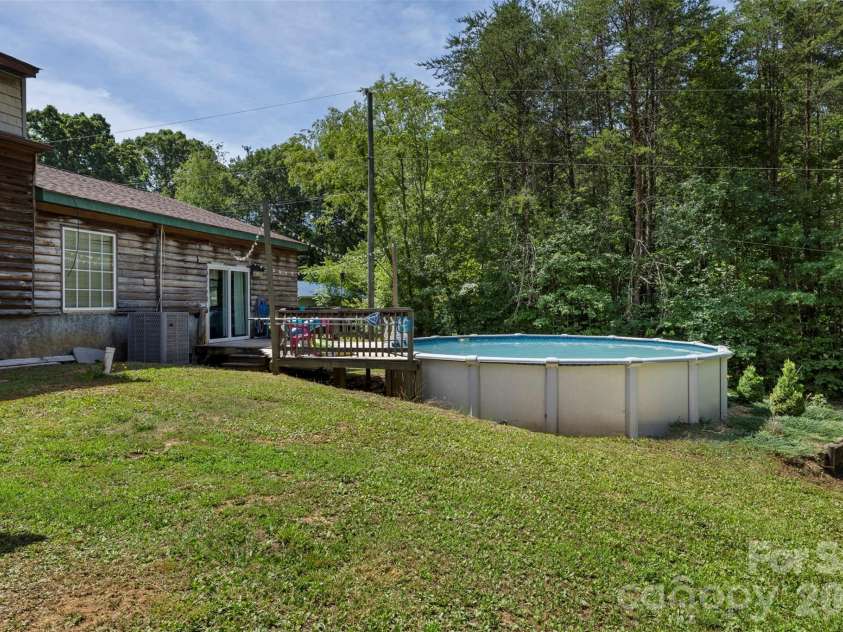 2269 Lee Roy Lane, Lenoir, NC 28645.  MLS# CAR4393336, YatesRealty ID 34595. Backyard/Pool