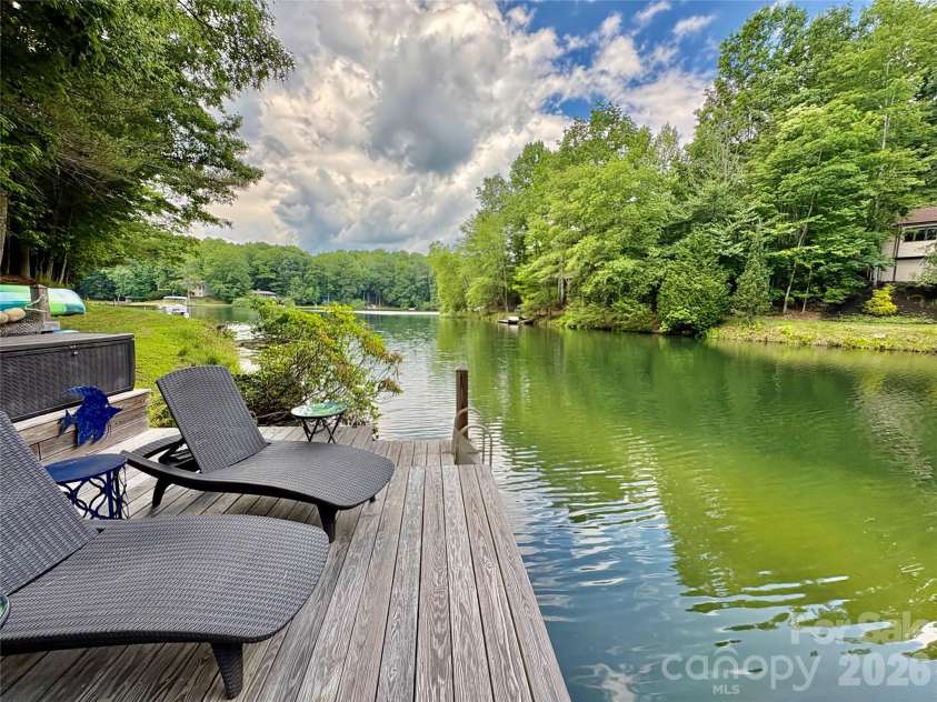 3125 Connestee Trail, Brevard, NC 28712.  MLS# CAR4396358, YatesRealty ID 34599. A perfect place for coffee or cocktails...