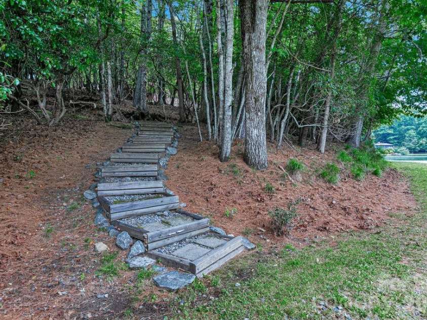 3125 Connestee Trail, Brevard, NC 28712.  MLS# CAR4396358, YatesRealty ID 34599. An easy stroll and you emerge at the water's edge...
