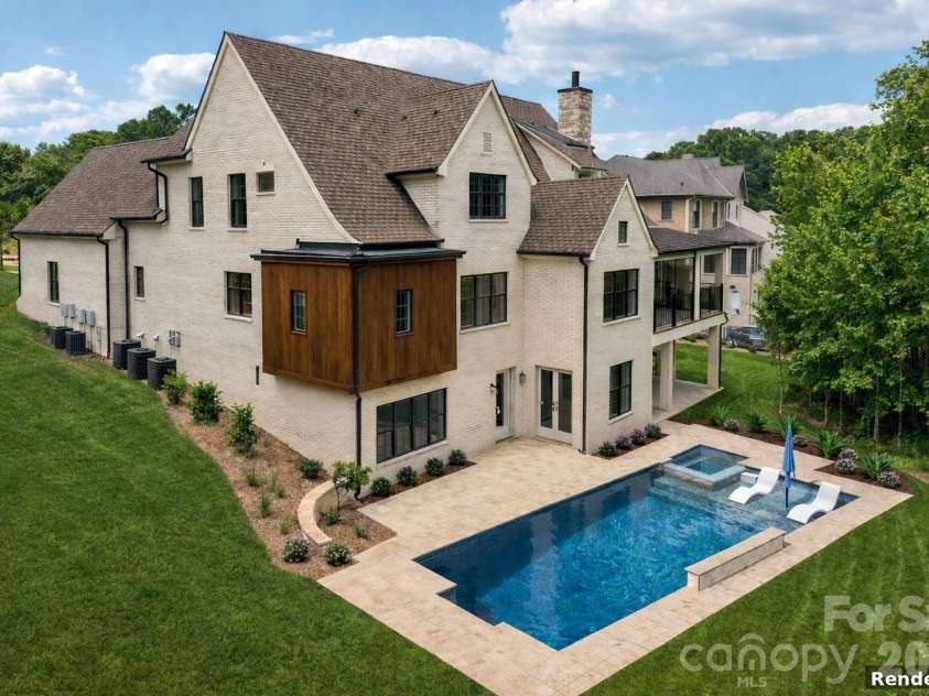 213 Crest Court, Weddington, NC 28104.  MLS# CAR4314692, YatesRealty ID 346. Artist rendering: proposed plan