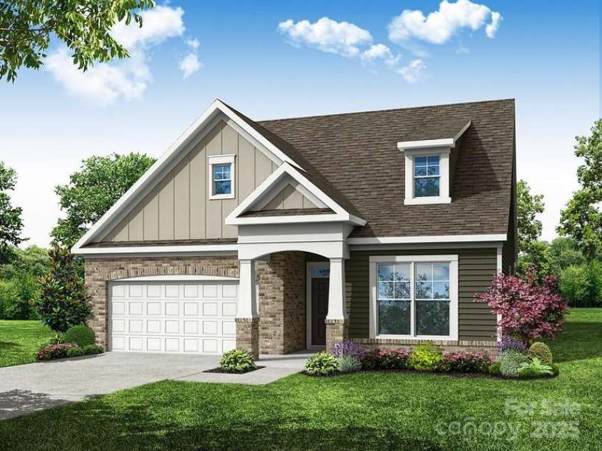 1412 Crooked Stick Drive, Rock Hill, SC 29730.  MLS# CAR4295552, YatesRealty ID 34601. Homesite 64 features a Fenwick floorplan, with D elevation