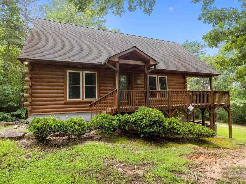 664 Sweetbriar Road, Lake Lure, NC 28746.  MLS# CAR4288832, YatesRealty ID 34604. Front View
