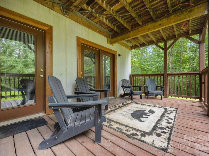 664 Sweetbriar Road, Lake Lure, NC 28746.  MLS# CAR4288832, YatesRealty ID 34604. Porch/Balcony - Basement walk-out