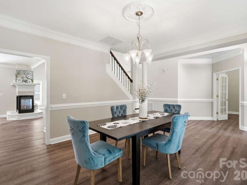 208 Harris Farm Road, Mooresville, NC 28115.  MLS# CAR4396812, YatesRealty ID 34609. Dining View