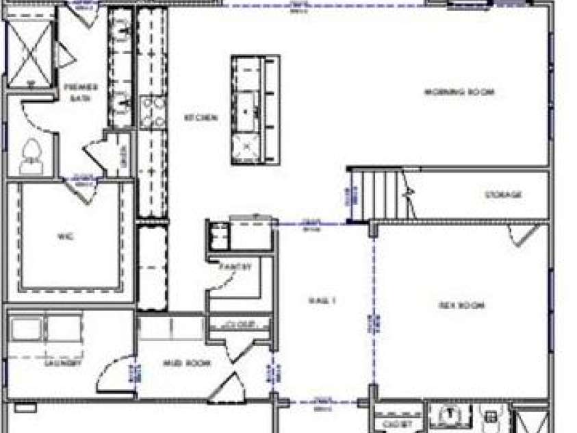 106 Cartington Way, Mooresville, NC 28115.  MLS# CAR4290232, YatesRealty ID 34612. 1st Floor Floorplan