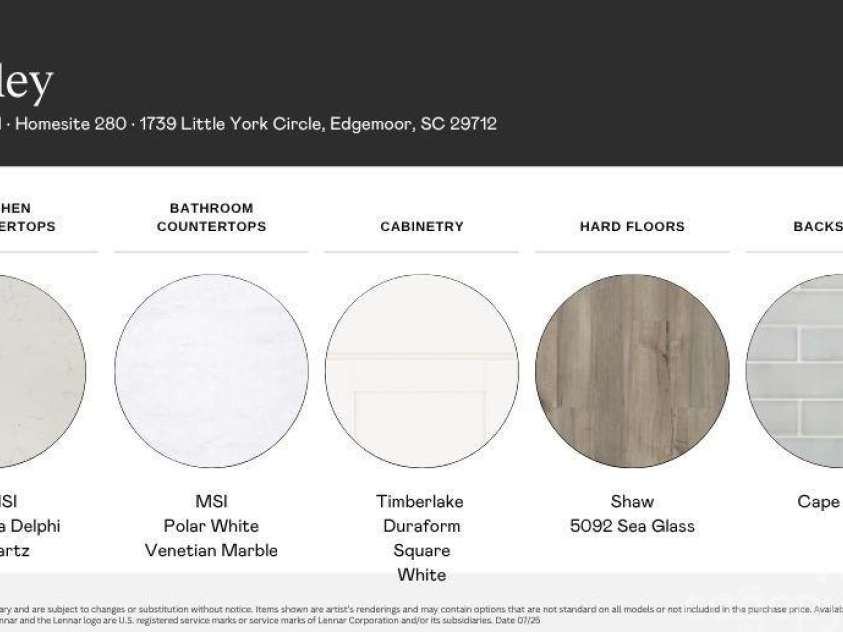 1739 Little York Circle, Edgemoor, SC 29712.  MLS# CAR4287392, YatesRealty ID 34614. Selections