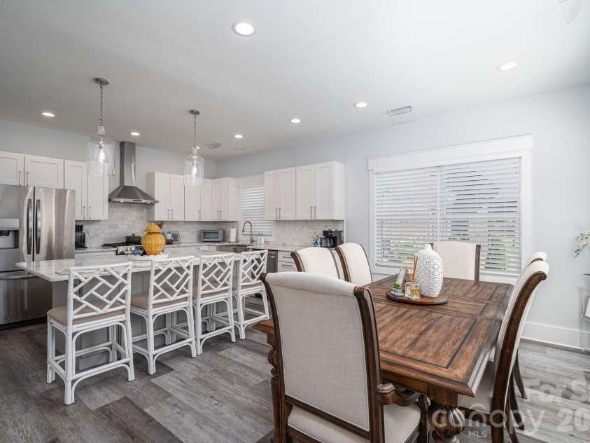 4282 Holly Circle, Conover, NC 28613.  MLS# CAR4397170, YatesRealty ID 34614. Kitchen and Dining