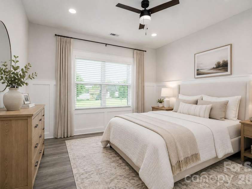 4282 Holly Circle, Conover, NC 28613.  MLS# CAR4397170, YatesRealty ID 34614. Virtually Staged Bedroom