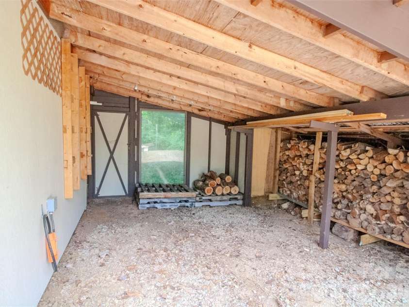 49 Jake Drive, Canton, NC 28716.  MLS# CAR4398234, YatesRealty ID 34618. Wood Shed