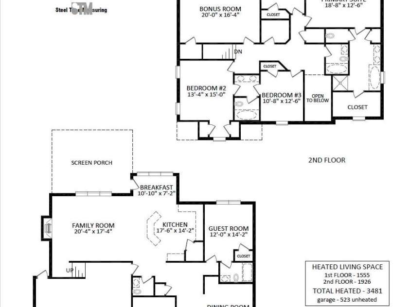 576 Becker Avenue, Fort Mill, SC 29715.  MLS# CAR4395279, YatesRealty ID 34623. Floor Plan