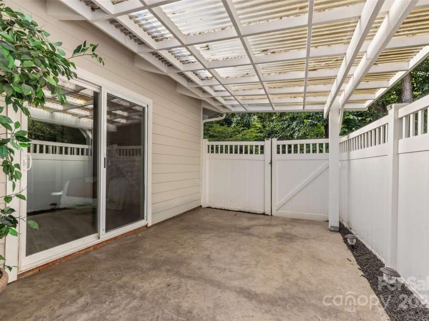 5017 Celeste Court, Charlotte, NC 28270.  MLS# CAR4289916, YatesRealty ID 34626. Patio off Primary Bedroom