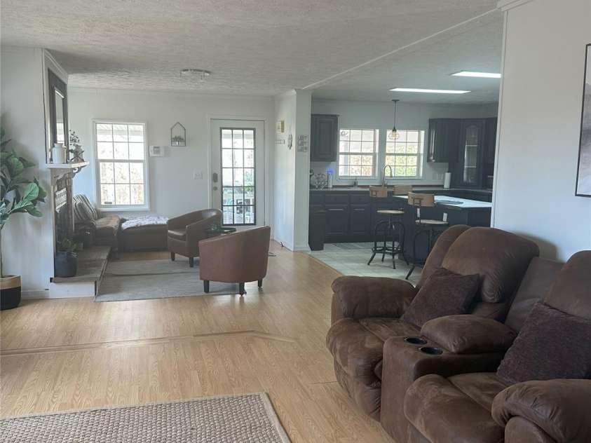 1597 Cleghorn Mill Road, Rutherfordton, NC 28139.  MLS# CAR4213254, YatesRealty ID 3463. Lots of gathering options in this open floor plan.