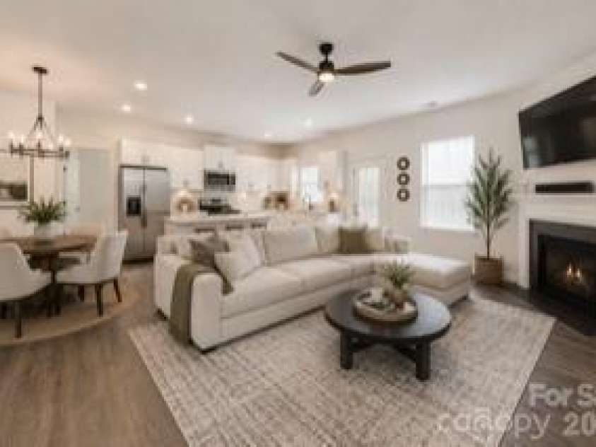 3629 Azalea Ridge Drive, Mount Holly, NC 28120.  MLS# CAR4399386, YatesRealty ID 34636. AI-inspired combo Great Room & Dining Space!