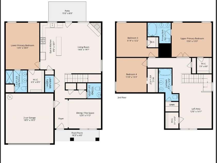 3629 Azalea Ridge Drive, Mount Holly, NC 28120.  MLS# CAR4399386, YatesRealty ID 34636. Floorplan