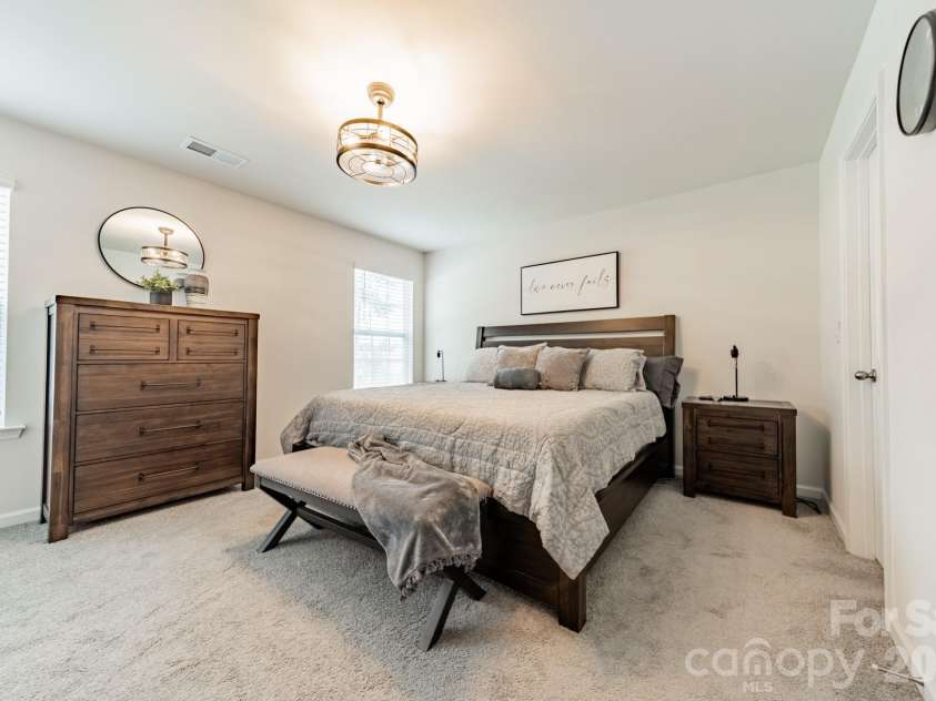 3629 Azalea Ridge Drive, Mount Holly, NC 28120.  MLS# CAR4399386, YatesRealty ID 34636. Second floor Primary BR