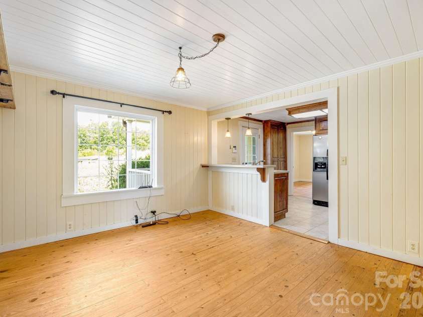 111 Bible School Road, Lake Lure, NC 28746.  MLS# CAR4399262, YatesRealty ID 34637. Dining Room